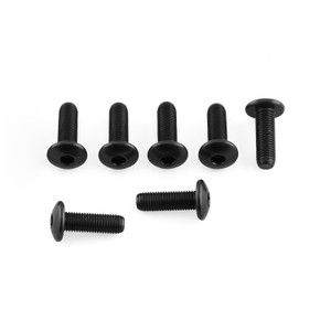 Aluminium Screen Kit (4mm Italian Bikes) 7 Bolts Black