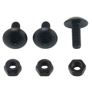 Aluminium Number Plate Kit 10 Black