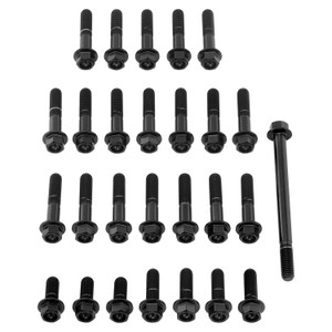 Stainless Steel Engine Kit Honda VFR1200F Flanged Hex Black