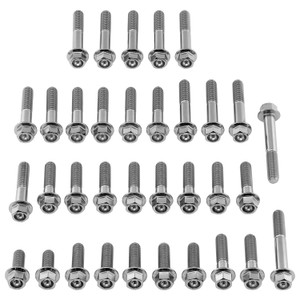 Stainless Steel Engine Kit Kawasaki ZX10R Ninja Flanged Hex