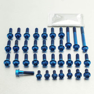Titanium Engine Kit Husqvarna FE 450 Enduro Flanged Hex Head Bolt Blue Titanium Engine Kit Husqvarna FE 450 Enduro Flanged Hex Head Bolt Blue