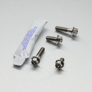 Titanium Reservoir Mount Bolt Kit Front Brake-Rear Brake & Clutch