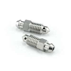 Stainless Steel Bleed Nipple M8x(1.25mm) Pack x2