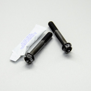 Stainless Steel Front Brake Mounting Bolt Kit Hex Race Spec Black