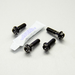 Stainless Steel Rider Footrest Hanger Bolt Kit Black