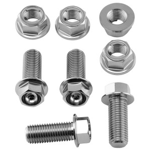Titanium Engine Support Bracket Bolts - Upper