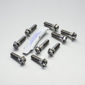 Titanium Top & Bottom Clamp Yoke Pinch Kit