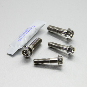 Titanium Top & Bottom Clamp Yoke Pinch Kit Race Spec