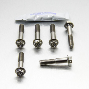 Titanium Top & Bottom Clamp Yoke Pinch Kit Race Spec