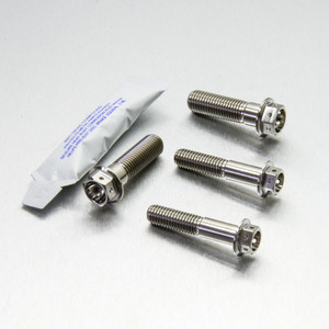 Titanium Top & Bottom Clamp Yoke Pinch Kit Race Spec