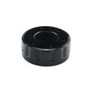 Aluminium Reservoir Cap Round Rear Brake Black