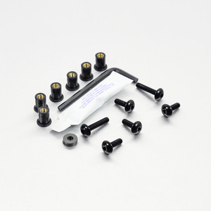 Aluminium Screen Kit GSXR600/750 K6-K7 Black