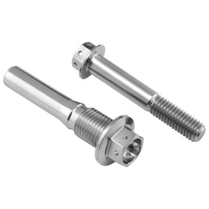Titanium Rear Brake Caliper Mount Kit Hex Slide Bolt Race Spec