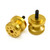 Aluminium Paddock Stand Bobbin M6x(1.00mm) Pack x2 Gold