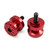 Aluminium Paddock Stand Bobbin M8x(1.25mm) Pack x2 Red