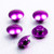 Aluminium Button Insert M6 (Fits 5mm AK) Pack x5 Purple