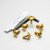Aluminium Exhaust Heat Shield Mount Bolt Kit Gold