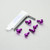 Aluminium Exhaust Heat Shield Mount Bolt Kit Purple