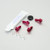 Aluminium Chain Guard Bolt Kit Red
