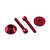 Aluminium Fuel Tank Mount Bolt Kit Red