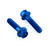 Aluminium Fuel Tank Mount Bolt Kit Blue