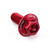 Aluminium Flanged Hex Bodywork Bolt M5x(0.80mm)x12mm Race Spec Etched Red
