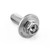 Aluminium Flanged Hex Bodywork Bolt M6x(1.00mm)x16mm Race Spec Etched Silver