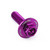 Aluminium Flanged Hex Bodywork Bolt M6x(1.00mm)x20mm Race Spec Etched Purple