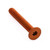 Aluminium Countersunk Bolt M5x(0.80mm)x35mm Orange