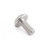 Aluminium Dome Head Bolt M5x(0.80mm)x12mm Silver