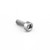 Aluminium Socket Cap Bolt M3x(0.50mm)x8mm Silver