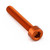 Aluminium Socket Cap Bolt M5x(0.80mm)x30mm Orange