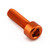Aluminium Socket Cap Bolt M6x(1.00mm)x20mm Orange