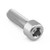 Aluminium Socket Cap Bolt M8x(1.25mm)x25mm Silver
