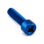 Aluminium Socket Cap Bolt M8x(1.25mm)x30mm Blue
