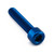Aluminium Socket Cap Bolt M8x(1.25mm)x40mm Blue