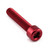 Aluminium Socket Cap Bolt M8x(1.25mm)x40mm Red