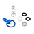 Aluminium Quick Release D-Ring 19mm Blue