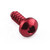 Aluminium Self Tapping Screw 4mmx10mm Red
