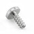 Aluminium Self Tapping Screw 5mm x 12mm Silver