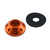 Aluminium Cone Washer M6 (25mm O/D) Orange
