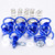 Aluminium Quick Release Stud 17mm D-Ring Pack x10 Blue