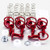 Aluminium Quick Release Stud 19mm D-Ring Pack x10 Red