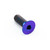 Titanium Countersunk Bolt M5x(0.80mm)x15mm Purple Haze