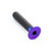 Titanium Countersunk Bolt M5x(0.80mm)x25mm Purple Haze