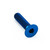Titanium Countersunk Bolt M6x(1.00mm)x25mm Blue
