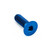 Titanium Countersunk Bolt M8x(1.25mm)x25mm Blue