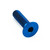 Titanium Countersunk Bolt M8x(1.25mm)x30mm Blue