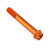 Aluminium Flanged Hex Head Bolt M10x(1.25mm)x75mm Race Spec Etched Orange