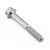 Aluminium Flanged Hex Head Bolt M5x(0.80mm)x35mm Race Spec Etched Silver